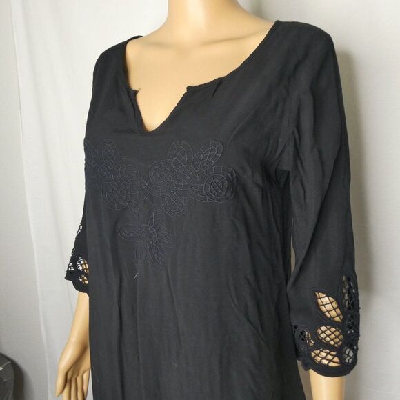 Solitaire Swim Bathing Suit Cover Up Crocheted Sm - Picture 2 of 9